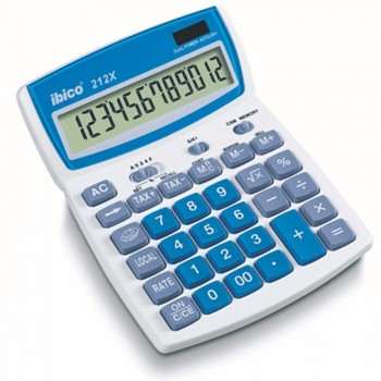 CALCULADORA DE SOBREMESA IBICO 212X 12 DÍGITOS