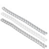 CANUTILLO METÁLICO WIRE PASO 3:1 34 ANILLAS NEGRO BLANCO PLATA