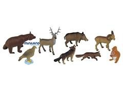 ANIMALES PLASTICO DEL BOSQUE