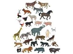 ANIMALES PLASTICO GRANJA Y SALVAJES