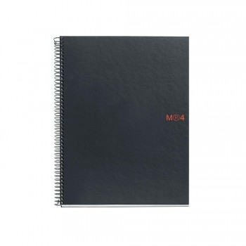 CUADERNO MICROPERFORADO DE TAPAS EXTRADURAS 160 HOJAS NOTEBOOK 4