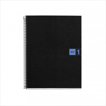 CUADERNO MICROPERFORADO CON TAPA DE PLÁSTICO 80 HOJAS NOTEBOOK 1