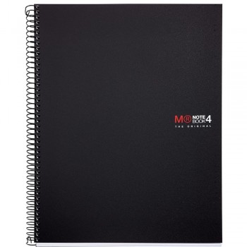 CUADERNO MICROPERFORADO CON TAPA DE PLÁSTICO MIQUELRIUS NOTEBOOK 4 BASIC