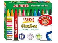 ROTULADORES ALPINO MAXI SCHOOLPACK