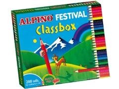 LAPICEROS DE COLORES ALPINO SCHOOLPACK