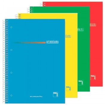CUADERNO MICROPERFORADO A5 DE TAPA DURA PACSA PREMIUM