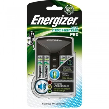 CARGADOR DE PILAS ENERGIZER CON 4 PILAS AA