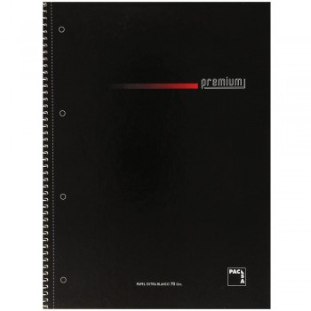 CUADERNO MICROPERFORADO DE TAPA DURA 160 HOJAS PACSA PREMIUM