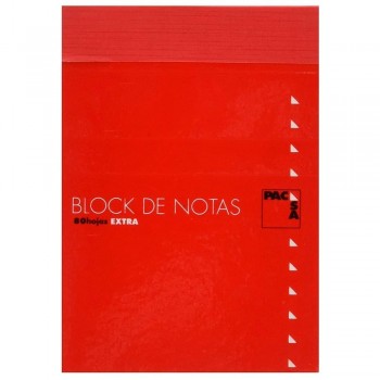 BLOC PERFORADO CON TAPA 80 HOJAS PACSA