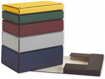 CARPETAS PARA PROYECTOS DE CARTON ENCOLADO CON CIERRE DE BROCHE PARDO