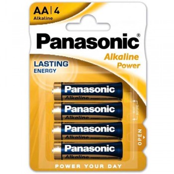 PILA  ALCALINA LR06 AA PANASONIC (PACK DE 4)