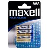 PILAS ALCALINAS LR03 AAA MAXELL (PACK DE 4)