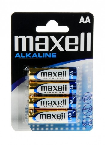 PILAS ALCALINAS LR06 AA MAXELL (PACK DE 4)
