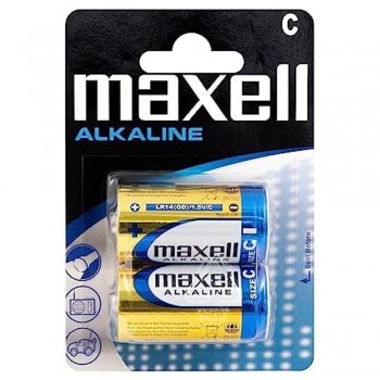 PILA ALCALINA LR14 MAXELL (PACK DE DOS)