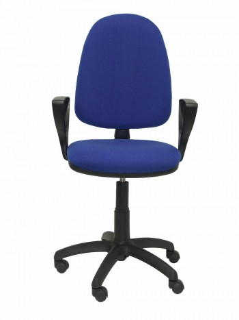 SILLA OPERATIVA DE CONTACTO PERMANENTE CON BRAZOS BALI AZUL