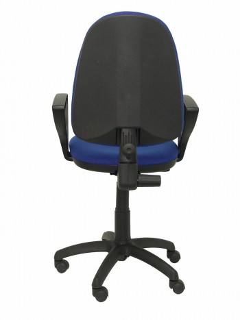SILLA OPERATIVA DE CONTACTO PERMANENTE CON BRAZOS BALI AZUL