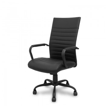 SILLA DE OFICINA SIMILPIEL OPTI527 NEGRO