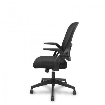 SILLA DE OFICINA OPTI544 NEGRO RESPALDO MALLA NEGRO