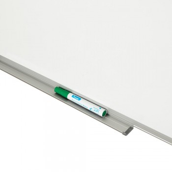PIZARRA  BLANCA  MAGNÉTICA  ACERO LACADO MARCO ALUMINIO ROCADA
