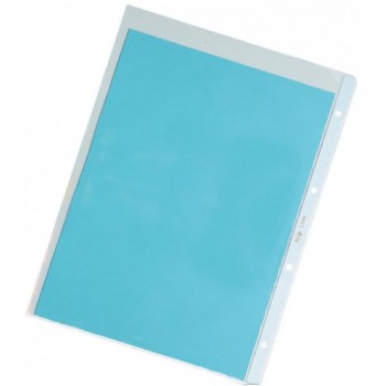 FUNDA 4 TALADROS PVC PARDO