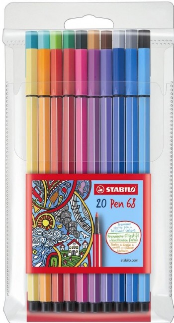 ESTUCHE DE ROTULADORES STABILO PEN 68