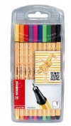 ESTUCHE DE ROTULADORES STABILO POINT 88 CAJA DE 10