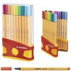 ESTUCHE DE ROTULADORES STABILO POINT 88 CAJA DE 20