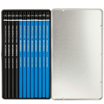 LÁPICES PREMIUM STAEDTLER MARS LUMOGRAPH 100 CAJA DE 12