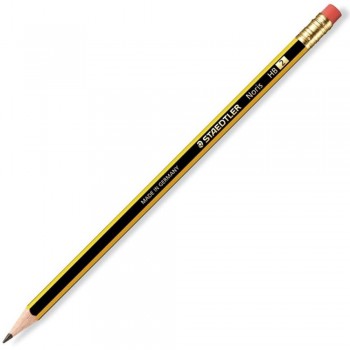 LÁPICES CON GOMA STAEDTLER NORIS 122 HB CAJA DE 12