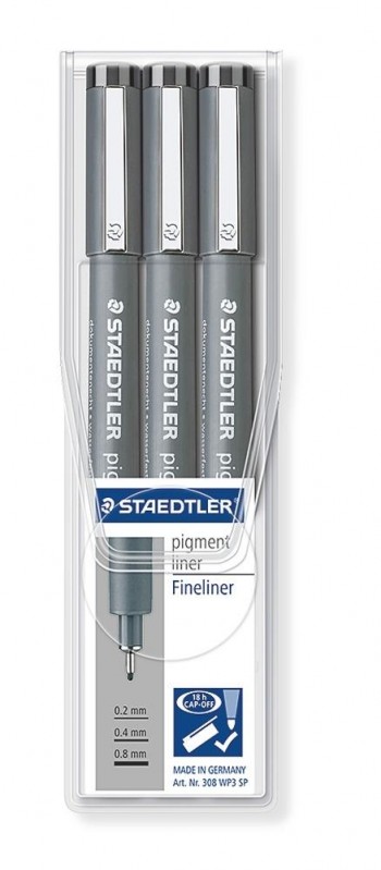 ROTULADOR CALIBRADO STAEDLER PIGMENT LINER 308