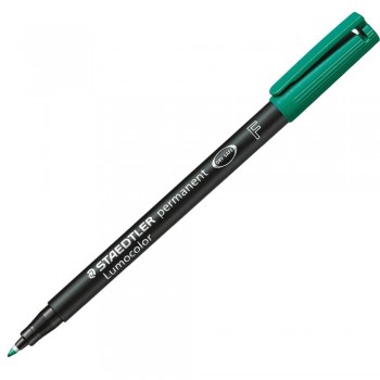 ROTULADOR PERMANENTE STAEDTLER LUMOCOLOR RETROPROYECCIÓN PUNTA FINA F