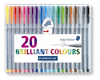 ESTUCHE DE ROTULADORES STAEDTLER TRIPLUS FINELINER