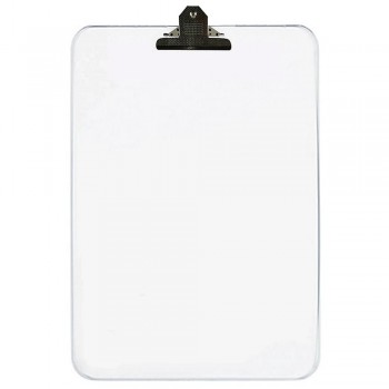 CARPETA PORTABLOC FOLIO BASE PLÁSTICO TRANSPARENTE