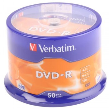 DVD-R 4,7GB 16X VERBATIM SPINDLE 50UD