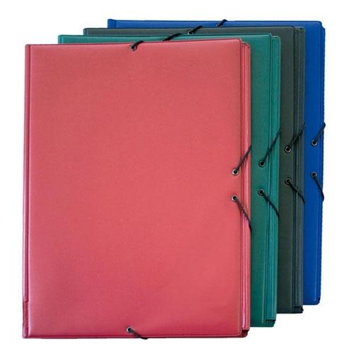 CARPETA CON GOMAS/SOLAPAS 